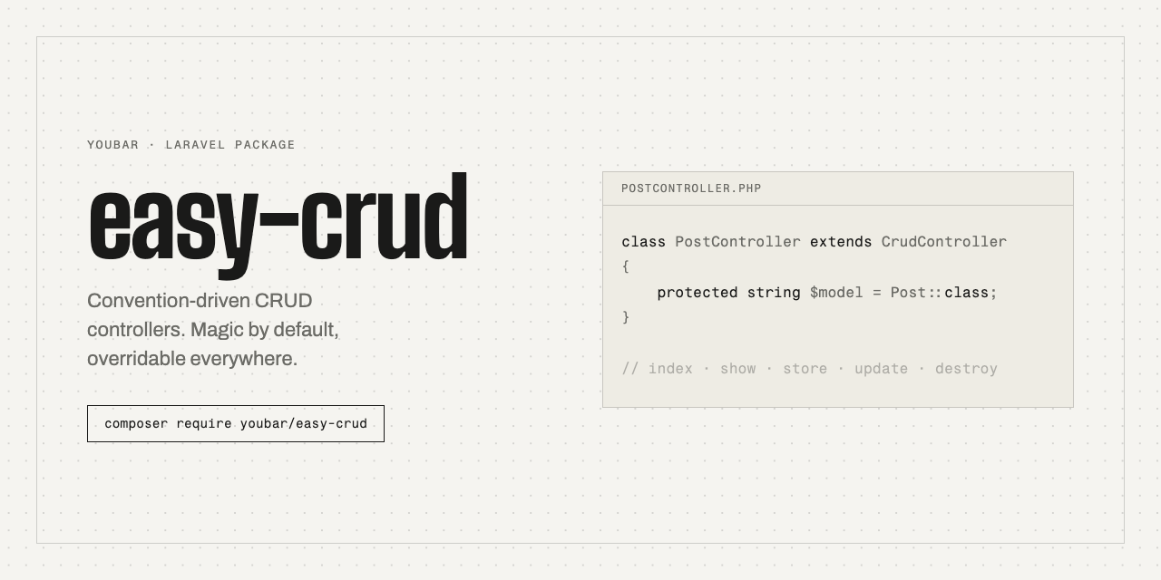 easy-crud banner